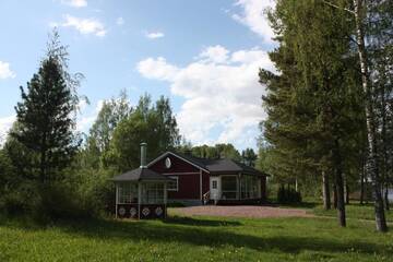 Фото номера Коттедж с видом на озеро Дома для отпуска Cottage Baydar г. Jyräänkoski 75