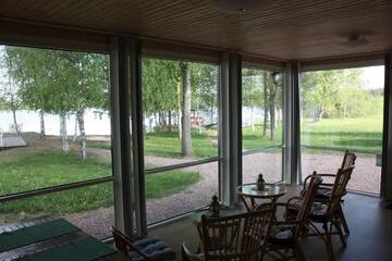 Фото номера Коттедж с видом на озеро Дома для отпуска Cottage Baydar г. Jyräänkoski 48