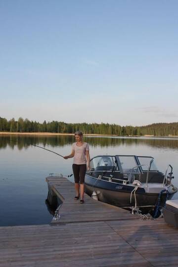 Фото номера Коттедж с видом на озеро Дома для отпуска Cottage Baydar г. Jyräänkoski 49