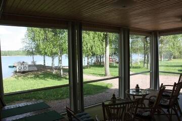 Фото номера Коттедж с видом на озеро Дома для отпуска Cottage Baydar г. Jyräänkoski 60