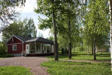 Фото номера Коттедж с видом на озеро Дома для отпуска Cottage Baydar г. Jyräänkoski 18