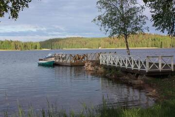 Фото номера Коттедж с видом на озеро Дома для отпуска Cottage Baydar г. Jyräänkoski 26