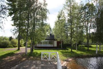 Фото номера Коттедж с видом на озеро Дома для отпуска Cottage Baydar г. Jyräänkoski 23