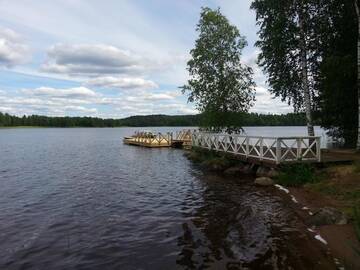 Фото номера Коттедж с видом на озеро Дома для отпуска Cottage Baydar г. Jyräänkoski 84