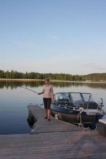 Фото номера Коттедж с видом на озеро Дома для отпуска Cottage Baydar г. Jyräänkoski 32